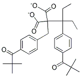 DIETHYLBIS(4-PIVALOYLBENZYL)MALONATE 结构式