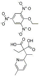 DIETHYL(1-(5-METHYL-2-PYRIDYL)ETHYL)MALONATEPICRATE 结构式