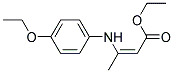 ETHYL3-(P-ETHOXYANILINO)CROTONATE 结构式