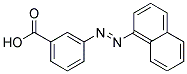 M-(1-NAPHTHYLAZO)BENZOICACID 结构式