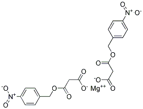 MALONICACIDMONO-P-NITROBENZYLESTERMAGNESIUMSALT 结构式