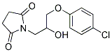 N-(3-(P-CHLOROPHENOXY)-2-HYDROXYPROPYL)SUCCINIMIDE 结构式