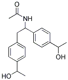 N-(1,2-BIS(P-(1-HYDROXYETHYL)PHENYL)ETHYL)ACETAMIDE 结构式