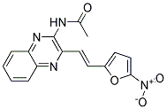 N-(3-(2-(5-NITRO-2-FURYL)VINYL)-2-QUINOXALINYL)ACETAMIDE 结构式