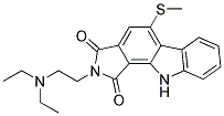 N-(2-(DIETHYLAMINO)ETHYL)-4-METHYLTHIO-1,2-CARBAZOLEDICARBOXIMIDE 结构式