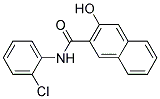 N-(O-CHLOROPHENYL)-3-HYDROXY-2-NAPHTHAMIDE 结构式