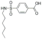 P-(HEXYLSULFAMOYL)BENZOICACID 结构式