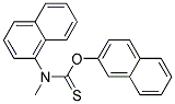 O-(2-NAPHTHYL)N-METHYL-N-(1-NAPHTHYL)THIOCARBAMATE 结构式