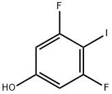 3,5-二氟-4-碘苯酚 结构式