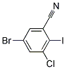 5-溴-3-氯-2-碘苄腈 结构式