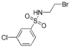 N-(2-Bromo-ethyl)-3-chloro-benzenesulfonamide 结构式