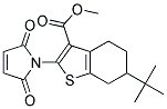 6-tert-Butyl-2-(2,5-dioxo-2,5-dihydro-pyrrol-1-yl)-4,5,6,7-tetrahydro-benzo[b]thiophene-3-carboxylicacidmethylester 结构式