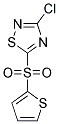 3-Chloro-5-(thiophen-2-ylsulfonyl)-1,2,4-thiadiazole 结构式