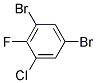 3,5-Dibromo-2-fluorochlorobenzene 结构式