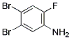 3,4-Dibromo-6-fluoroaniline 结构式