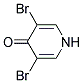 3,5-Dibromo-1,4-dihydro-4-pyridinone 结构式