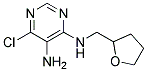6-chloro-N4-(tetrahydrofuran-2-ylmethyl)pyrimidine-4,5-diamine 结构式