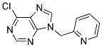 6-chloro-9-(pyridin-2-ylmethyl)-9H-purine 结构式