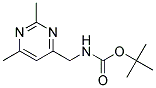 tert-butyl [(2,6-dimethylpyrimidin-4-yl)methyl]carbamate 结构式