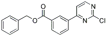 3-(2-Chloro-pyrimidin-4-yl)-benzoic acid benzyl ester 结构式