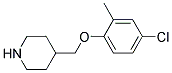 4-(4-Chloro-2-methyl-phenoxymethyl)-piperidine 结构式