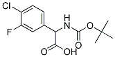 2-((tert-Butoxycarbonyl)amino)-2-(4-chloro-3-fluorophenyl)aceticacid