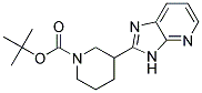 tert-butyl 3-(3H-imidazo[4,5-b]pyridin-2-yl)piperidine-1-carboxylate 结构式