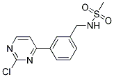 N-[3-(2-Chloro-pyrimidin-4-yl)-benzyl]-methanesulfonamide 结构式