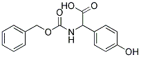 (2R)-{[(benzyloxy)carbonyl]amino}(4-hydroxyphenyl)ethanoic acid 结构式