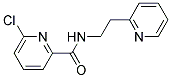 6-Chloro-pyridine-2-carboxylic acid (2-pyridin-2-yl-ethyl)-amide 结构式