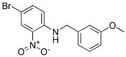 (4-Bromo-2-nitro-phenyl)-(3-methoxy-benzyl)-amine 结构式