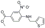 3-Nitro-4-[(thiophen-2-ylmethyl)-amino]-benzoic acid methyl ester 结构式