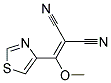 [methoxy(1,3-thiazol-4-yl)methylidene]propanedinitrile 结构式