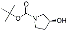 (S)-Boc-3-hydroxypyrrolidine 结构式