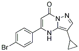 5-(4-bromophenyl)-3-cyclopropylpyrazolo[1,5-a]pyrimidin-7(4H)-one 结构式
