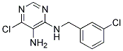 6-chloro-N4-(3-chlorobenzyl)pyrimidine-4,5-diamine 结构式