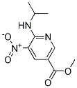 6-Isopropylamino-5-nitro-nicotinic acid methyl ester 结构式