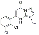 5-(2,3-dichlorophenyl)-3-ethylpyrazolo[1,5-a]pyrimidin-7(4H)-one 结构式