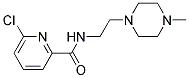 6-Chloro-pyridine-2-carboxylic acid [2-(4-methyl-piperazin-1-yl)-ethyl]-amide 结构式