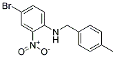 (4-Bromo-2-nitro-phenyl)-(4-methyl-benzyl)-amine 结构式