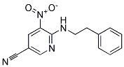 5-Nitro-6-phenethylamino-nicotinonitrile 结构式