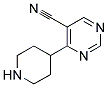 4-piperidin-4-ylpyrimidine-5-carbonitrile 结构式