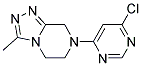 7-(6-Chloro-pyrimidin-4-yl)-3-methyl-5,6,7,8-tetrahydro-[1,2,4]triazolo[4,3-a]pyrazine 结构式