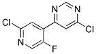 4-Chloro-6-(2-chloro-5-fluoro-pyridin-4-yl)-pyrimidine 结构式