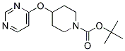 4-(Pyrimidin-4-yloxy)-piperidine-1-carboxylic acid tert-butyl ester 结构式