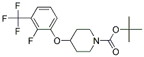 4-(2-Fluoro-3-trifluoromethyl-phenoxy)-piperidine-1-carboxylic acid tert-butyl ester 结构式