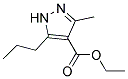 ethyl 3-methyl-5-propyl-1H-pyrazole-4-carboxylate 结构式