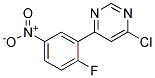 4-Chloro-6-(2-fluoro-5-nitro-phenyl)-pyrimidine 结构式