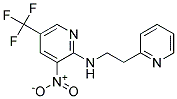 (3-Nitro-5-trifluoromethyl-pyridin-2-yl)-(2-pyridin-2-yl-ethyl)-amine 结构式