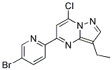 5-(5-bromopyridin-2-yl)-7-chloro-3-ethylpyrazolo[1,5-a]pyrimidine 结构式